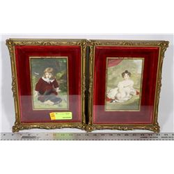PAIR OF ESTATE ORNATE FRAMED PICTURES