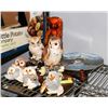 Image 1 : LOT OF ASSORTED OWL ORNAMENTS
