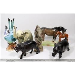 ESTATE BOX OF ASSORTED ORNAMENTS