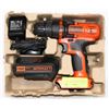 Image 1 : BLACK AND DECKER DRILL WITH CHARGER 20V LITHIUM