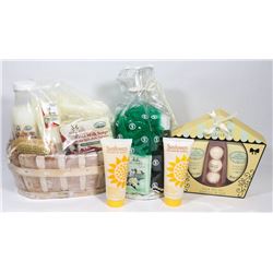 NEW BATH AND BEAUTY GIFT BASKETS COLLECTION.