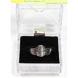 HARLEY DAVIDSON SKULL AND LOGO 100 RING SIZE 11