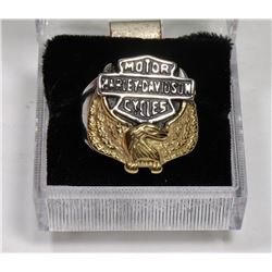 HARLEY DAVIDSON GOLD EAGLE RING SIZE 11