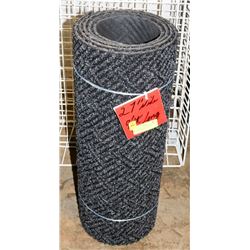 INDUSTRIAL BLACK RUBBER RUNNER 31" X 9FT LONG