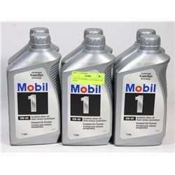 CASE OF 6 MOBILE 1 SYNTHETIC OIL 0W-40