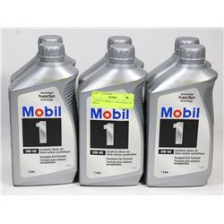 CASE OF 6 MOBILE 1 SYNTHETIC OIL 0W-40