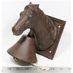 HEAVY CAST HORSE SPELL WALL MOUNT