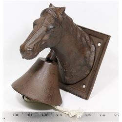 HEAVY CAST HORSE SPELL WALL MOUNT