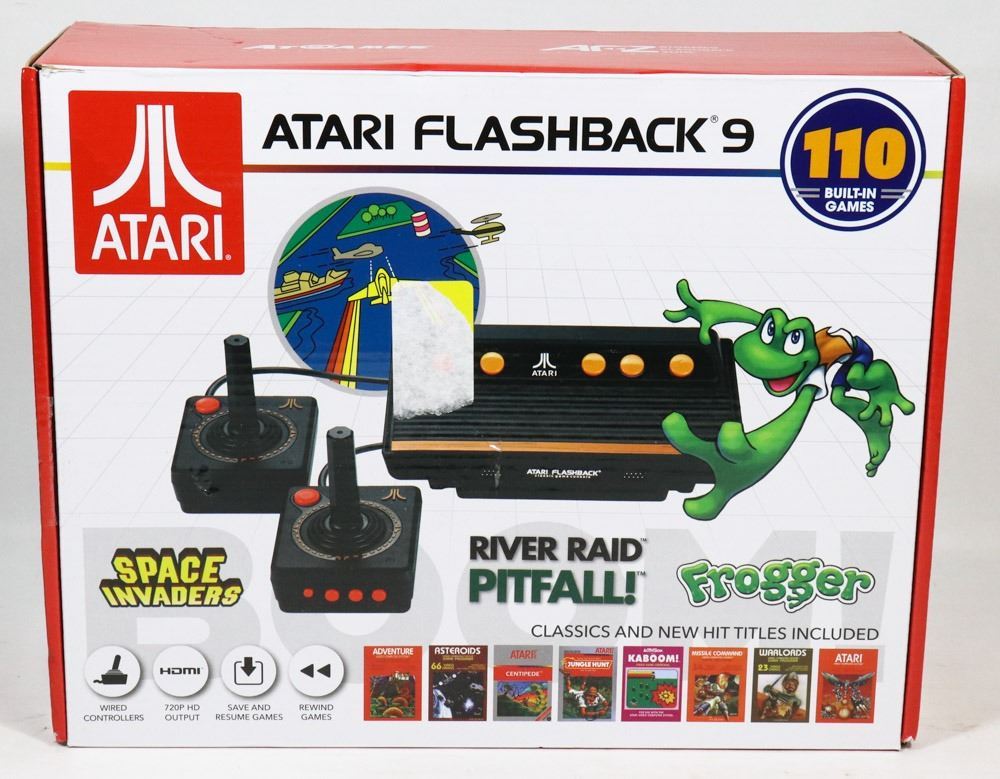 ATARI FLASHBACK 9 VIDEO GAMING SYSTEM 110 GAMES