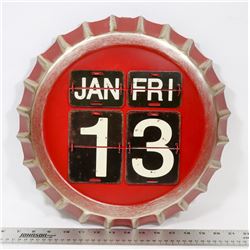 BOTTLE CAP FLIP STYLE CALENDAR