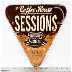 COFFEE HOUSE SESSIONS METAL WALL HANGING