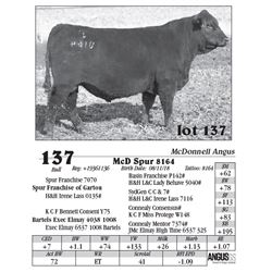 Lot  137 - McD Spur 8164