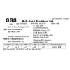 Image 1 : Lot  888 - McD -3-4-5 Blackbird 888