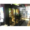 Image 2 : APPROX. 4' X 16' 5 DOOR REFRIGERATED ILLUMINATED FLORAL DISPLAY CASE