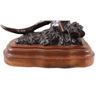 Image 8 : Long Horn Cow Skull Bronze Sculpture by Ted Long