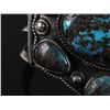 Image 6 : Navajo Bisbee Turquoise Silver Bracelet