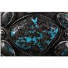 Image 8 : Navajo Bisbee Turquoise Silver Bracelet