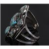 Image 9 : Navajo Bisbee Turquoise Silver Bracelet
