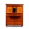 Image 2 : Bookmatch Burl Drop Front Secretary Desk Dresser