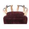 Image 11 : Victorian Era Steer Horn & Velvet Chair