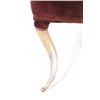 Image 14 : Victorian Era Steer Horn & Velvet Chair