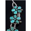 Image 8 : Navajo Apache Blue Squash Blossom Necklace