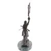 Image 2 : Buffalo Signal Bronze Statue By Frederic Remington