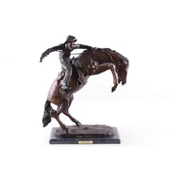 Frederic Remington Wooly Chaps Bronze