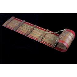Mid 1900s Traditional Wooden Toboggan