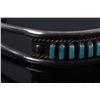 Image 3 : Navajo Sterling & Turquoise Petite Old Pawn Cuff