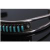 Image 4 : Navajo Sterling & Turquoise Petite Old Pawn Cuff