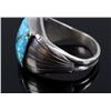 Image 5 : Signed Navajo Sterling Silver and Opal Ring