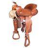 Image 6 : Pioneer Brand Big Horn Tooled Roping Saddle