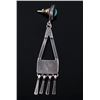 Image 7 : Navajo Sterling & Turquoise Petite Point Earrings