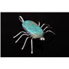Image 1 : Navajo Sterling Turquoise Spider Woman Pendant