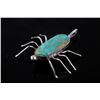 Image 2 : Navajo Sterling Turquoise Spider Woman Pendant