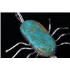 Image 6 : Navajo Sterling Turquoise Spider Woman Pendant