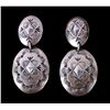 Image 1 : Navajo Native American Sterling Silver Earrings
