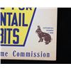 Image 8 : Pennsylvania Game Commission Rabbit Hunting Sign