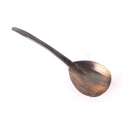 Plains Indians Carved Horn Spoon