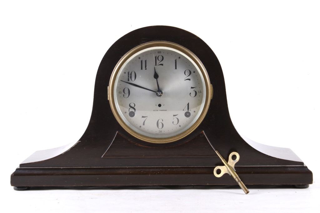 Cymbal Clock Seth Thomas Cymbal #1 Mantle Clock