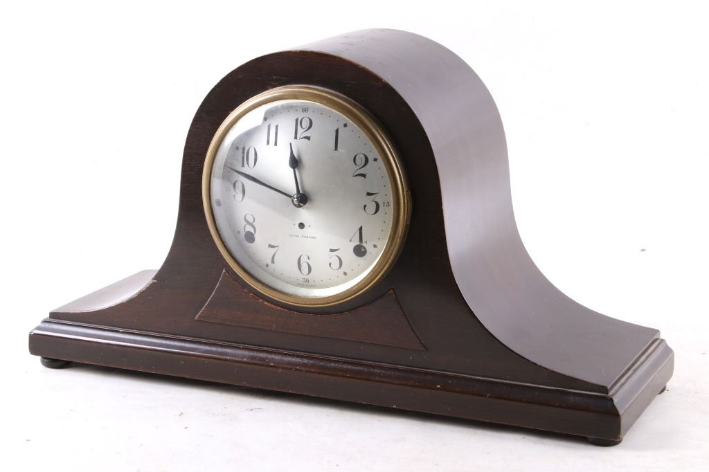 Cymbal Clock Seth Thomas Cymbal #1 Mantle Clock