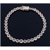 Image 12 : EXCELLENT 9.83 ct. Diamond & 14K Gold Bracelet