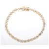 Image 15 : EXCELLENT 9.83 ct. Diamond & 14K Gold Bracelet