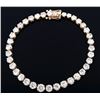 Image 2 : EXCELLENT 9.83 ct. Diamond & 14K Gold Bracelet