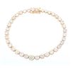 Image 3 : EXCELLENT 9.83 ct. Diamond & 14K Gold Bracelet