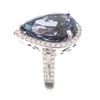 Image 12 : RARE Tanzanite & Diamond 14K Gold Ring w/ GIA
