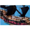 Image 5 : Captain Kidds Black Falcon Limited Model Pirate Ship 24" - Black Sails