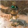 Image 1 : Russian Faberge-style Trans-Siberian Railway Trinket Jewel Box Egg