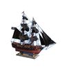 Image 1 : Wooden Caribbean Pirate Ship Model Limited 26" - Black Sails